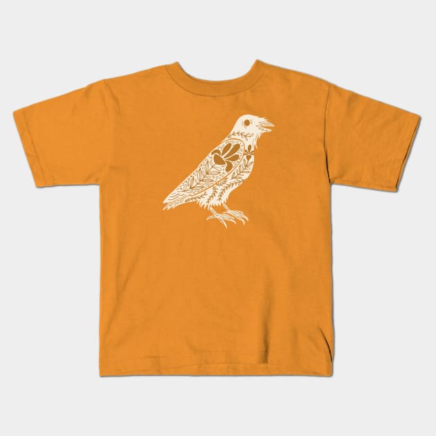 Dark Omens Raven - Ghost Kids T-Shirt by Amicreative